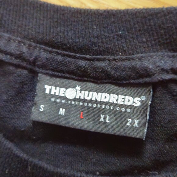 The Hundreds long sleeve black T Shirt Los Angeles The City of Angels size Large - Picture 6 of 9